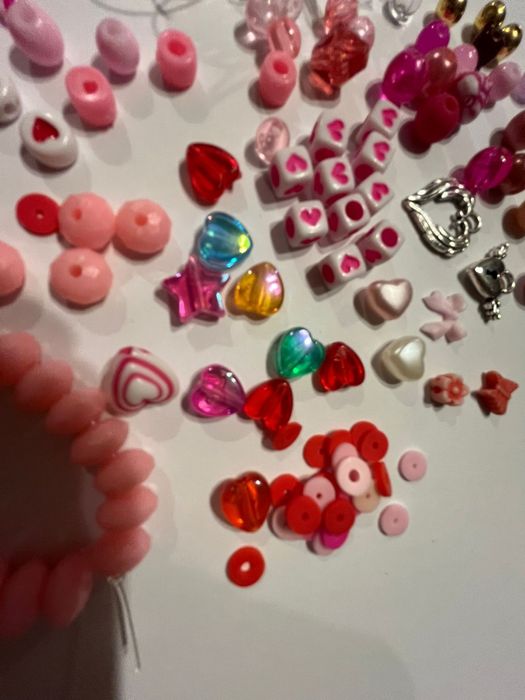 Box koralikowy  RÓŻOWY