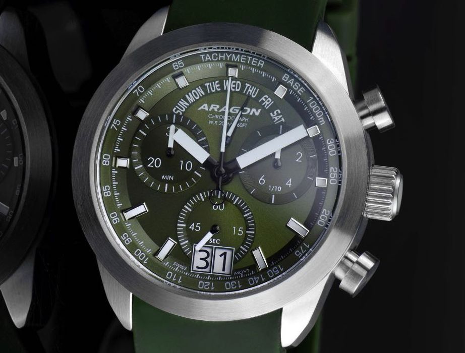 Годинник Aragon Caprice 48 mm. 200 MT. Ronda 8040.N Swiss