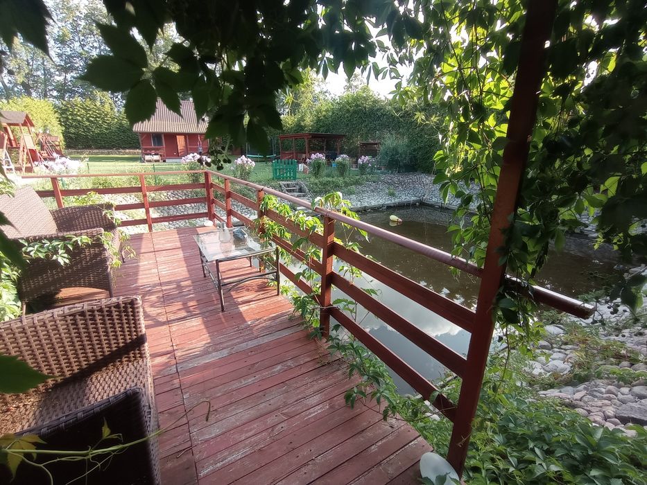 Domek nad jeziorem Rajgrodzkim + Balia + Deski sup