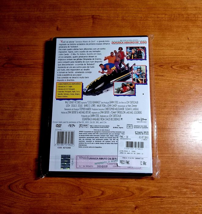 JAMAICA ABAIXO DE ZERO (John Candy/Leon Robinson/Doug E. Doug) NOVO