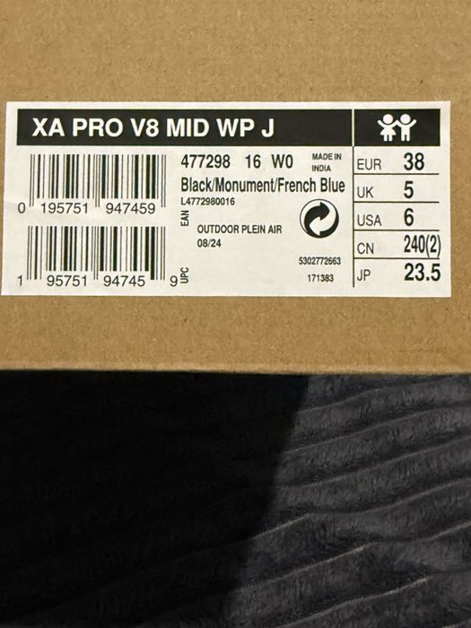 Черевики Salomon Кросівки Salomon Десісезонні Осінні кросівки Salomon Waterproof, 38 розмір, 24 см Осенние ботинки на мальчика Salomon