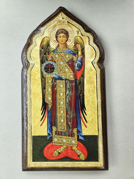 Архангел Гавриїл ікона, на дереві 10х19 см.