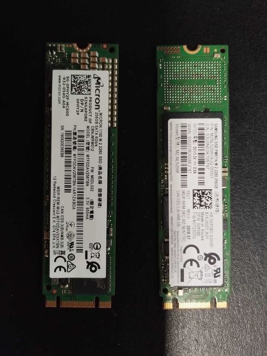 Disco SSD M2 SATA 256GB