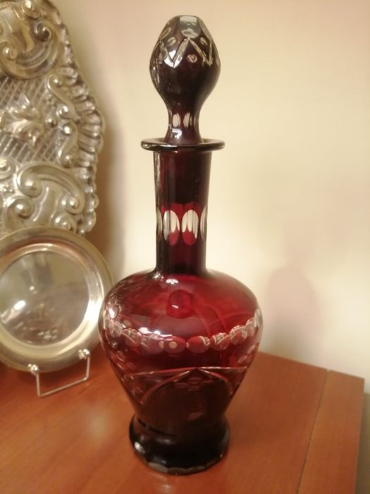 Licoreira cristal lapidado