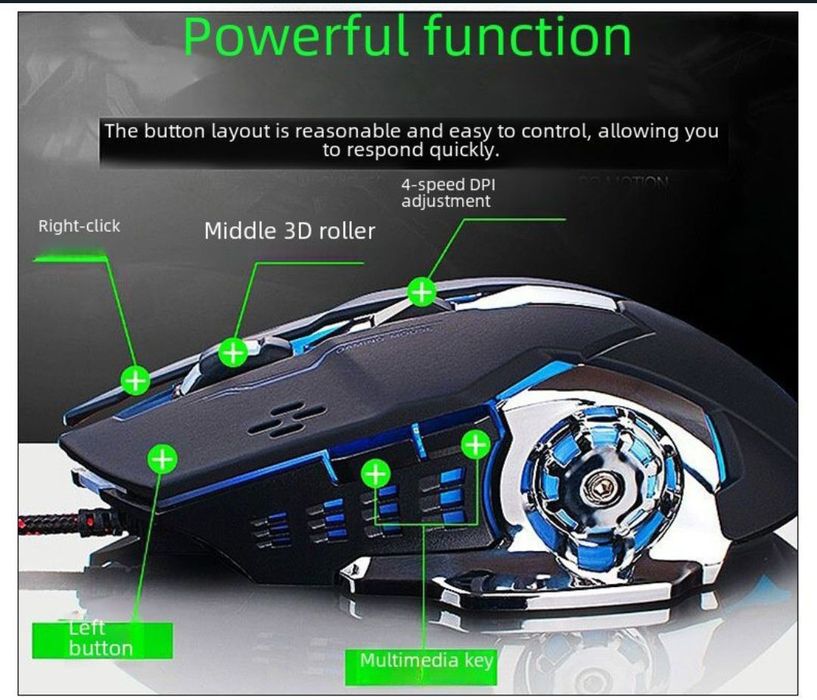 Беспроводная игровая мышь T-Wolf Q13