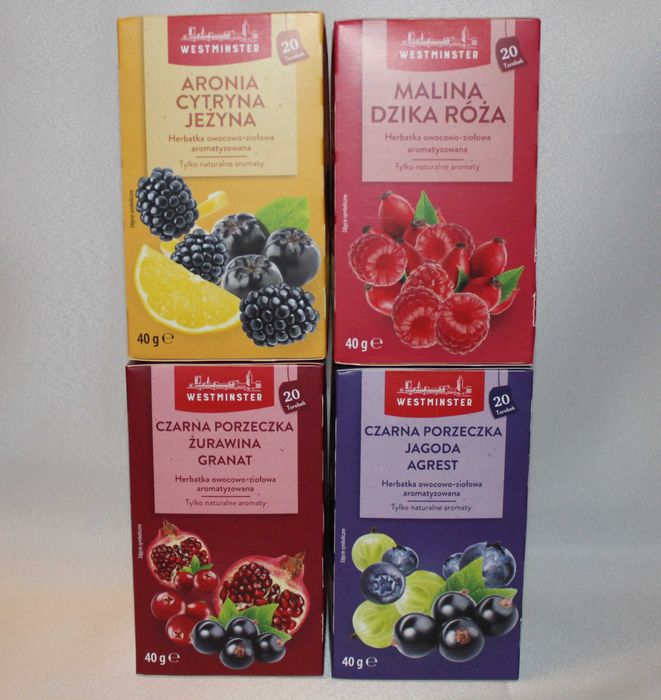 Suplement Westminster 20t herbata mango porzeczka jeżyna truskawka
