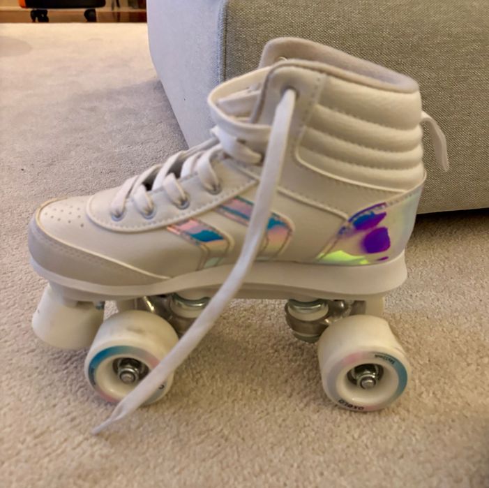 Patins 4 rodas n 35/36 Decatlón como novos