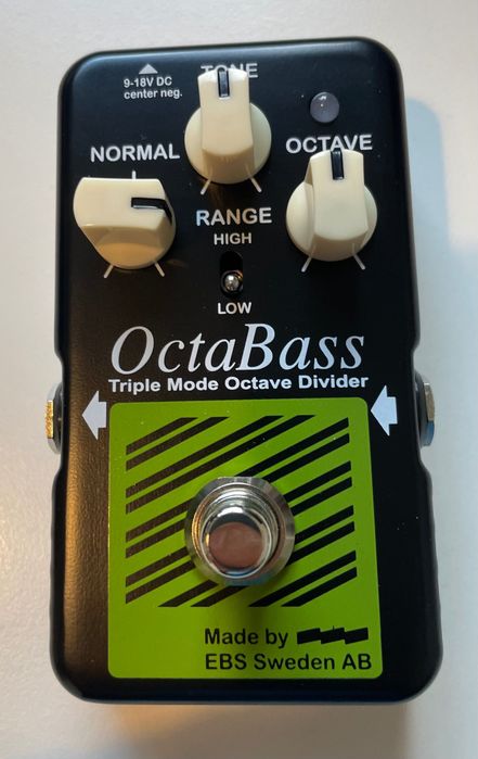 EBS OctaBass Blue Label – analogowy oktawer basowy