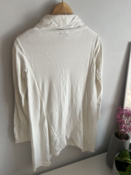 Sweter DKNY jak nowy z wiskozą i wełna