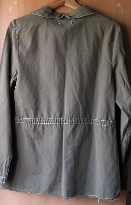 Casaco caqui mulher estilo militar verde tropa