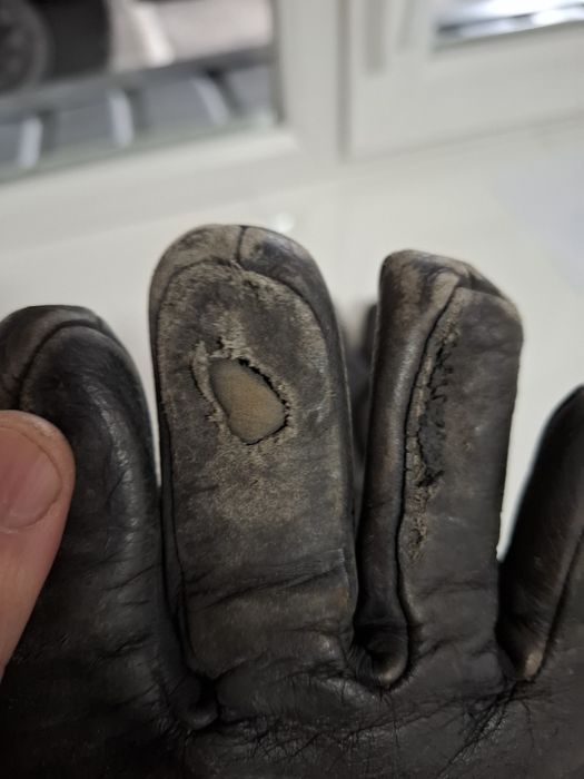 Краги рукавиці пожежні шкіряні