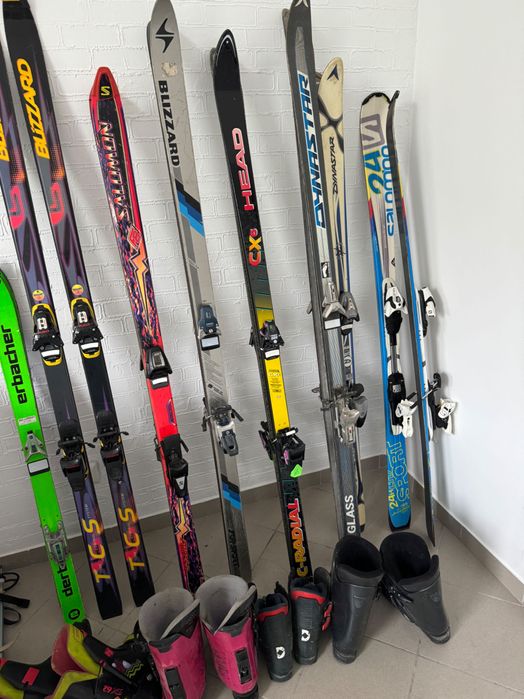 Narty kijki buty Salomon blizzard head zestaw