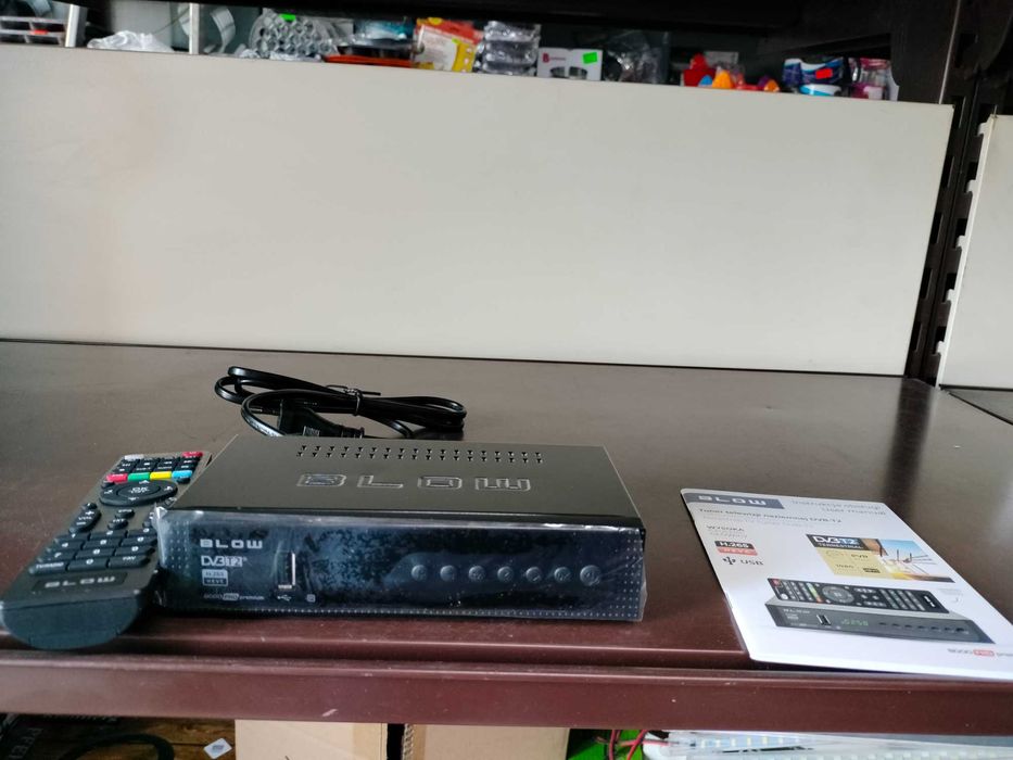 yuner dekoder DVB-T2 TV naziemnej H.265 HEVC FULL HD USB hdmi pilot ba