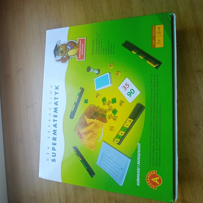 Super matematyk maxi, 7+, 2-4 graczy, kompletna