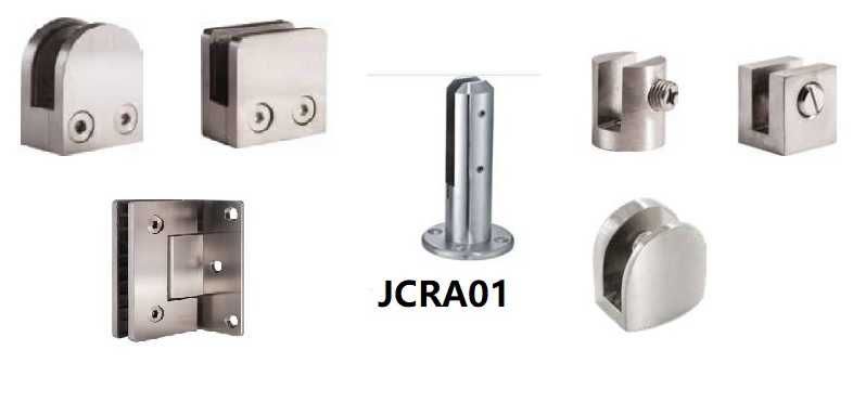 Suporte vidro,pinça vidro, e dobradica para vidro,fechadura, inox