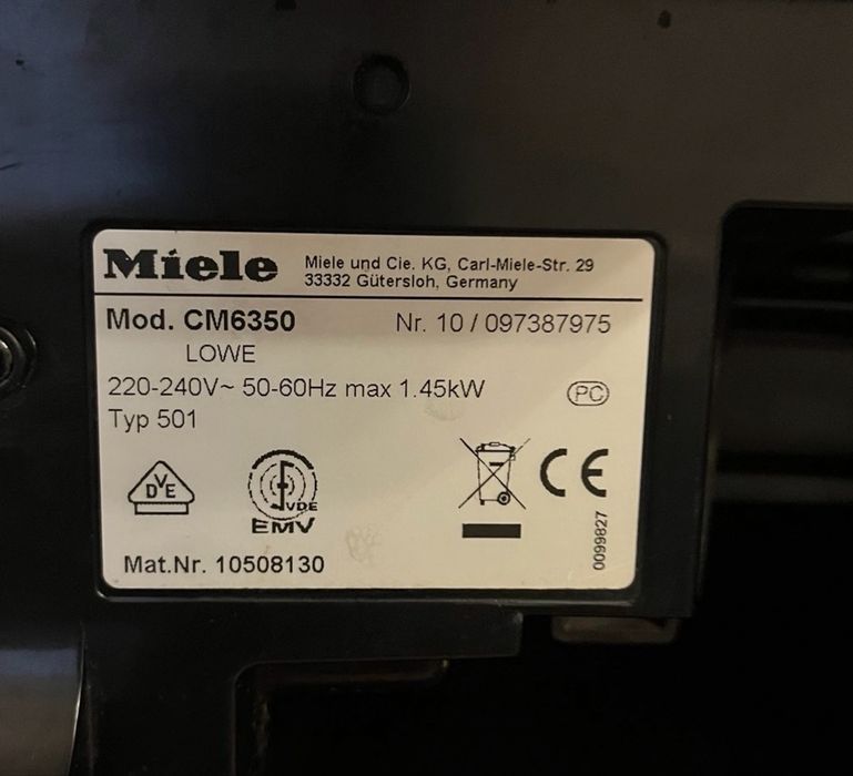 Кавомашина Miele CM 6350|Diamond White