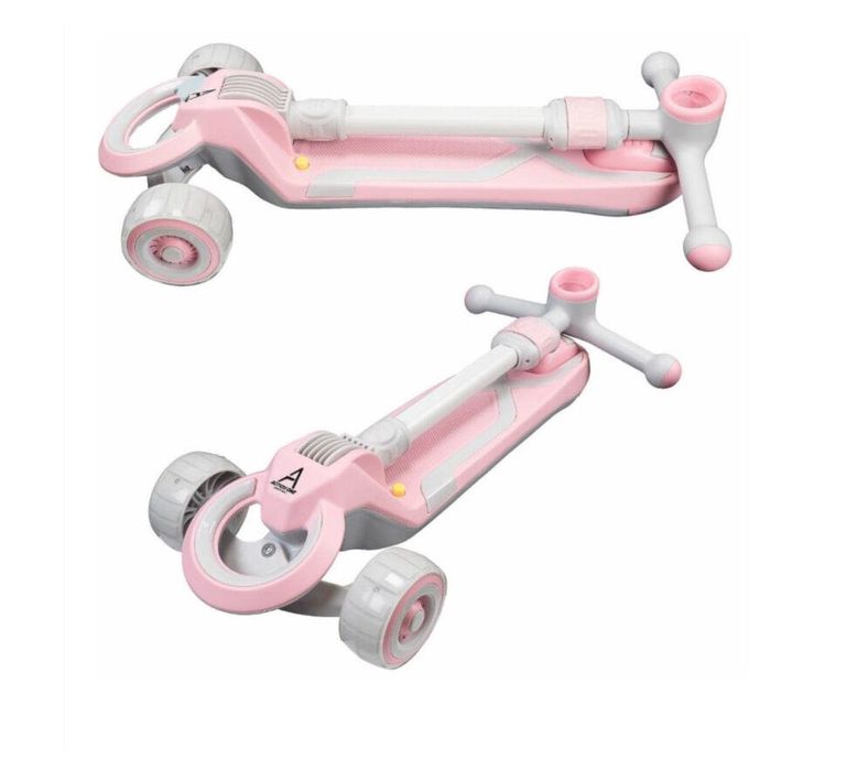 Самокат 3 в 1 що світиться з захисним бортиком Maraton Baby Care 388