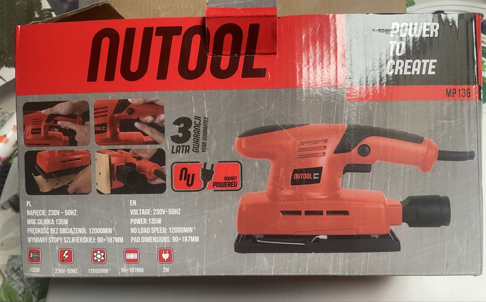 Szlifierka Nutool MP136 135W