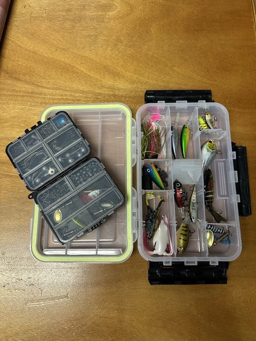 Cana de pesca 2.10 + Carreto + Amostras