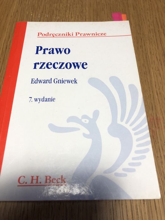 Prawo rzeczowe Gniewek Edward