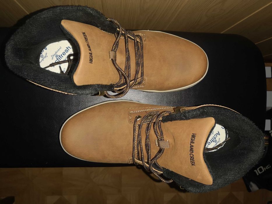 Buty skórzane zimowe 46 Highland Creek Deichmann