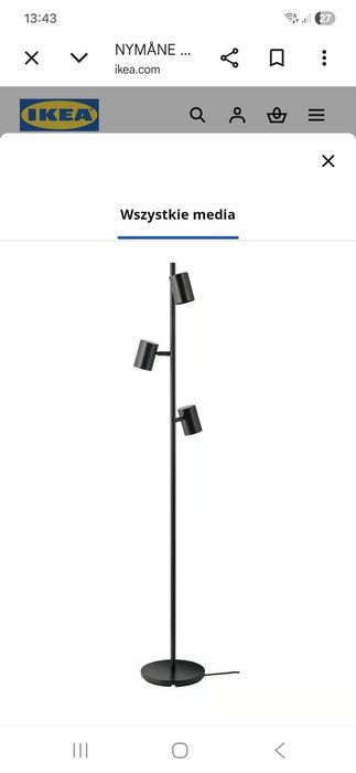 Lampa podłogowa IKEA