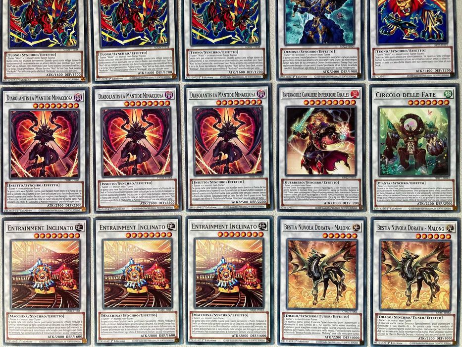 17 Cartas Yu-Gi-Oh! - Synchro - Italiano