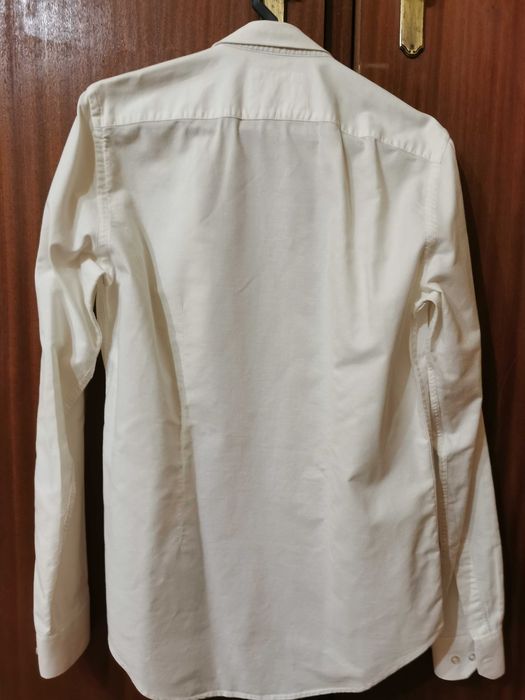 Camisa branca zara homem