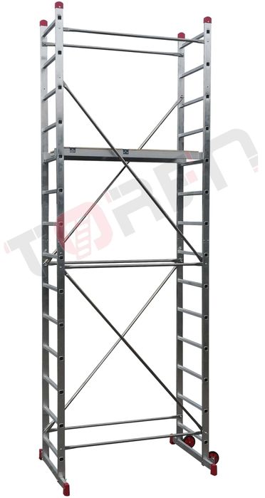 Rusztowanie aluminiowe Faraone przejezdne AK400 wysokość 5m HIT