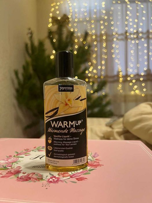 Ванільний їстівний гель/ лубрикант для інтимного масажу JoyDivision DE