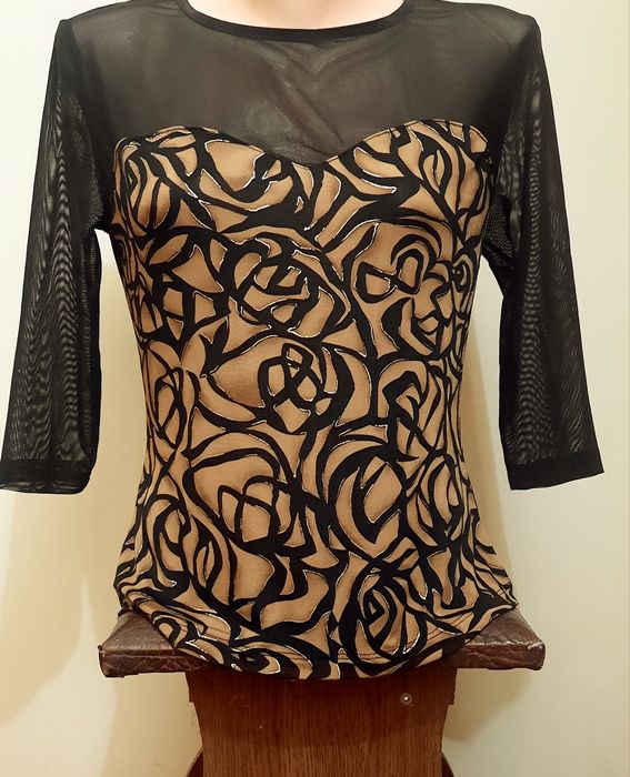 Блузка с леопардовым принтом