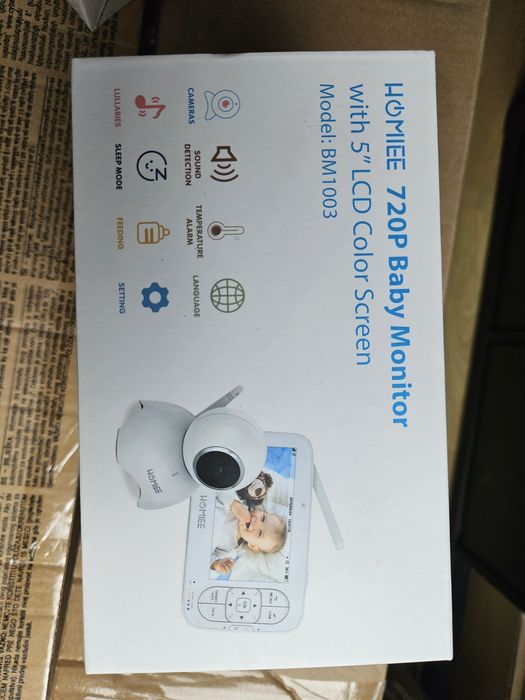 Baby cam e monitor Homiee câmara de bebé