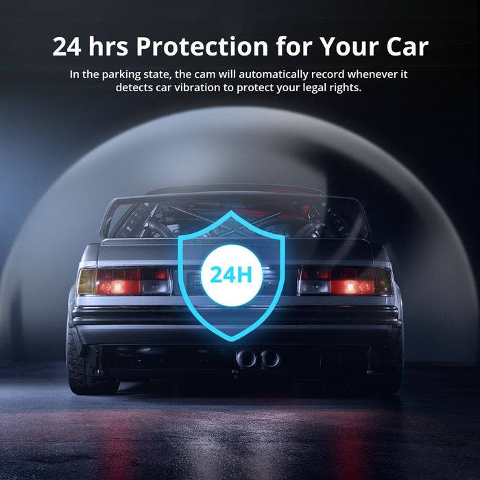 Câmara de gravação automóvel Dashcam Dual FullHD azdome M01 pro NOVO