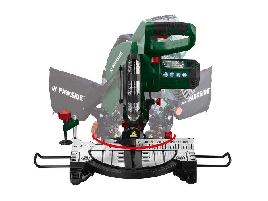 Serra transversal e de esquadria Parkside 1500W