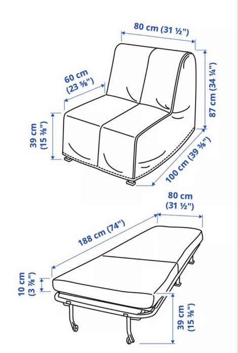 Poltrona-cama do IKEA