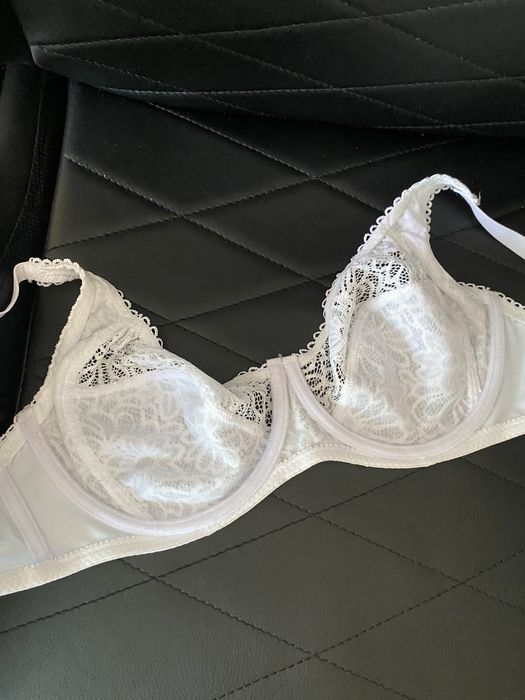 Мереживний білий ліф бюстгальтер