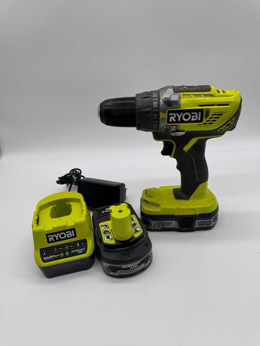 WKRĘTARKA RYOBI R18DD3 + 2X AKU 2.5AH + ładowarka db stan! od loombard