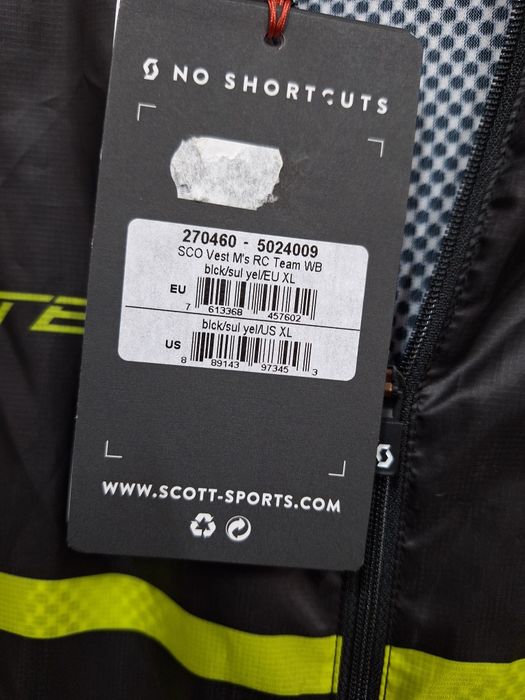 Bezrękawnik rowerowy SCOTT VEST męski XL