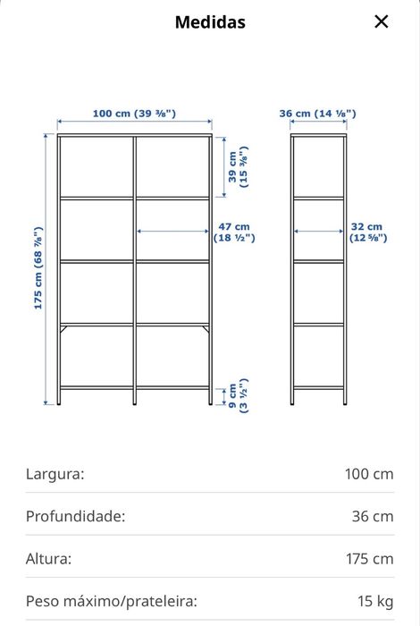 Estante VITTSJÖ Ikea