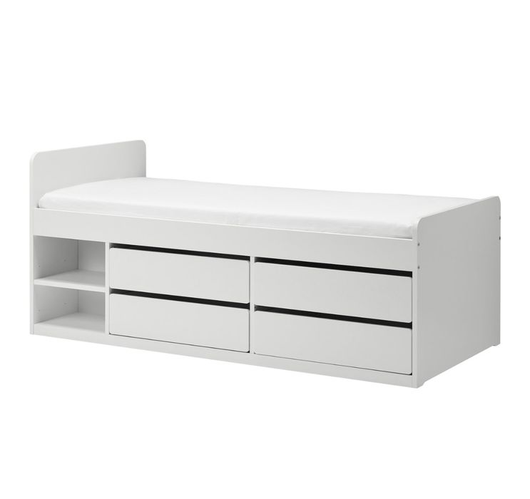 Cama SLAKT com colchao como nova