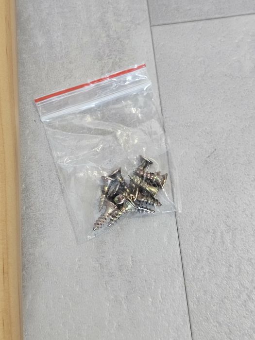 Komplet 4 nóg drewnianych IKEA | 20 cm | ZESTAW MONTAŻOWY (ŚRUBY) | Stan BDB