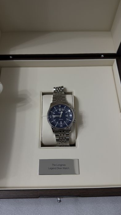 Годинник Longines Legend Diver L3.764.4.90.6 новий cosc 5 років гарант