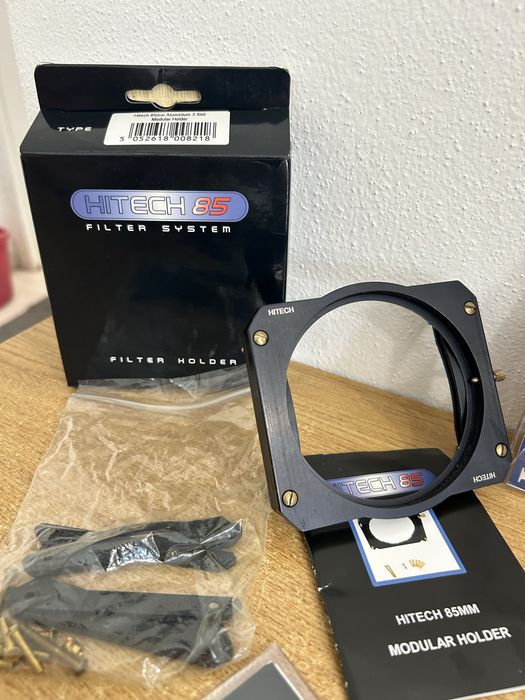 Kit Profissional Hitech 85mm – Holder + Filtro ND 10 Stops + CPL + Filtros Graduados