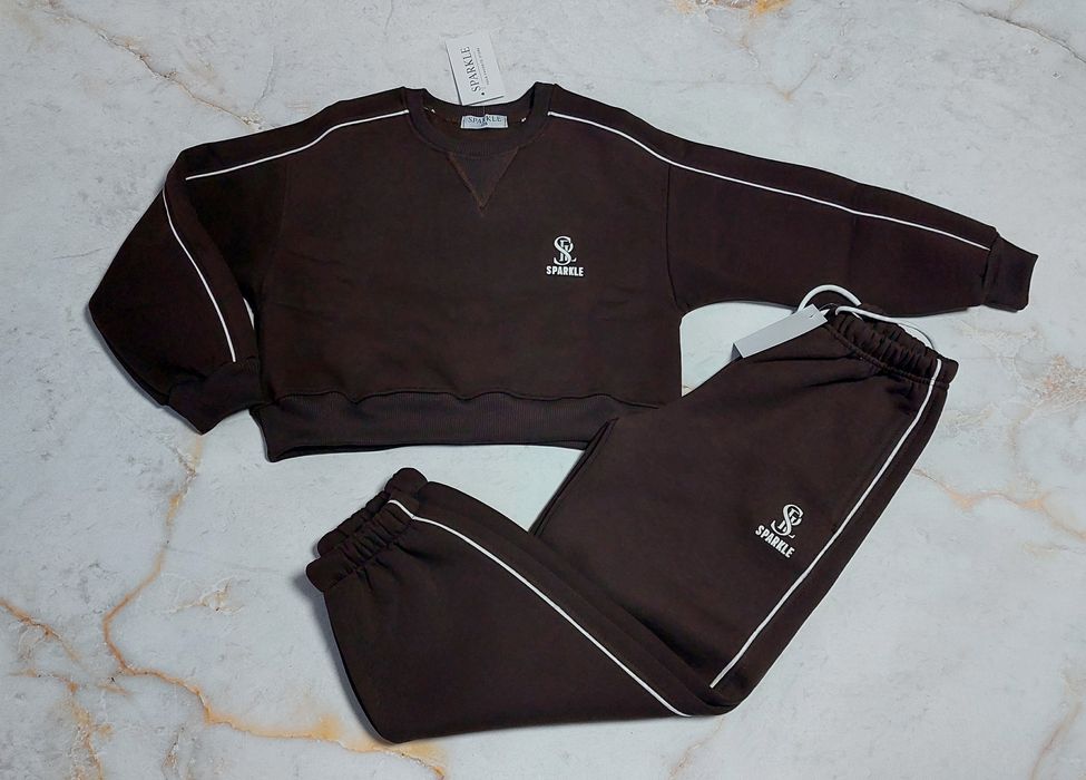 Теплий спортивний костюм для дівчинки  128, 134, 146, 152 р.