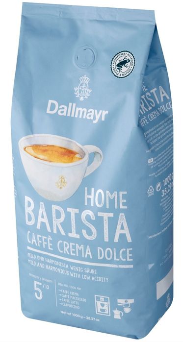 Kawa Ziarnista 1kg  Dallmayr Home Barista Caffe Crema Dolce