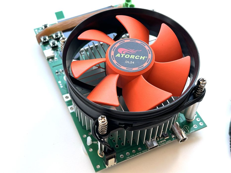 Тестер емкости ATORCH DL24 NEW нагрузка электронная 150 Вт 20 А