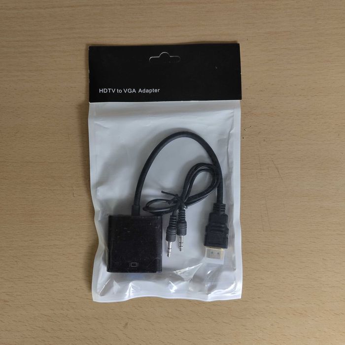 Conversor Adaptador Hdmi para Vga com Áudio