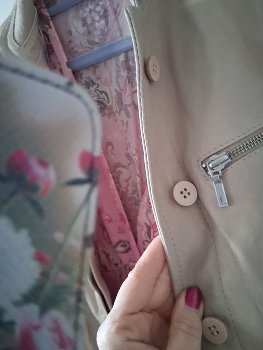 Katana kurtka ze skóry naturalnej 38 Ochnik okazja po czyszczeniu