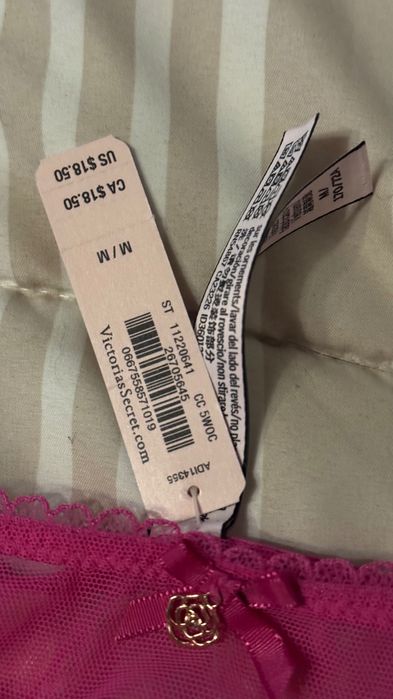 Victoria Secret , różowe majtki M