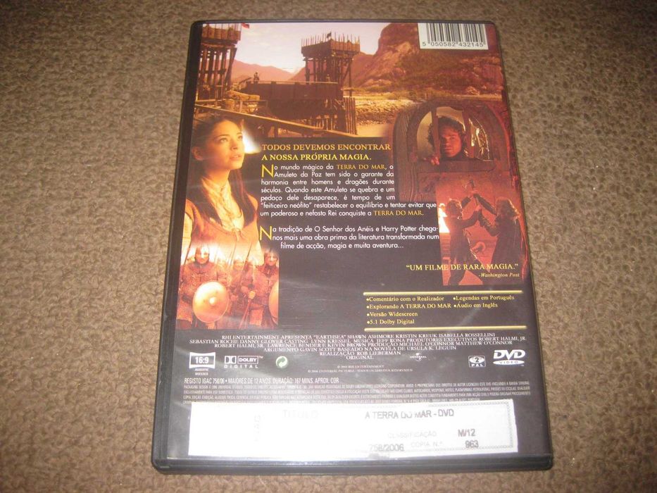 DVD "A Terra do Mar" com Danny Glover